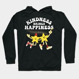 Funny Kidness and Happiness Vintage Retro Stars Hoodie